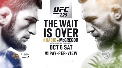 UFC 229 | Khabib vs McGregor 10/6/18 – 6th October 2018